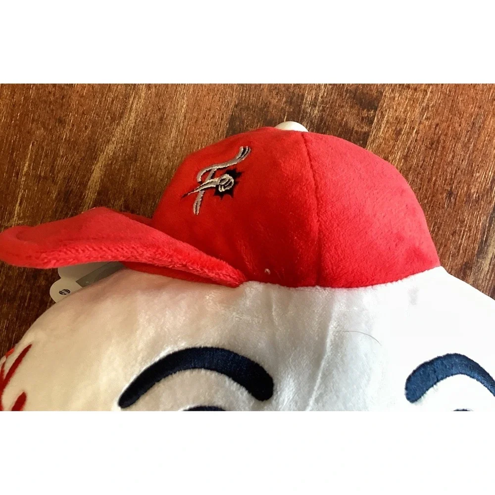 Reading Fightin Phils‎ Mascot Screwball Pillow NWT Officially Licensed Baseball